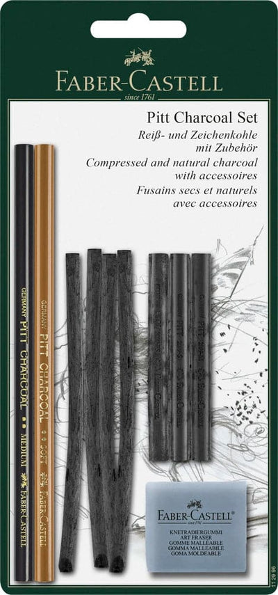 Se Pitt charcoal sæt pencil, kul og knetgummi online her - Ean: 4005401129967