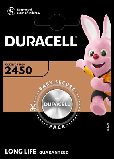 Se Batteri Duracell cr2450 lithium online her - Ean: 0000050774692