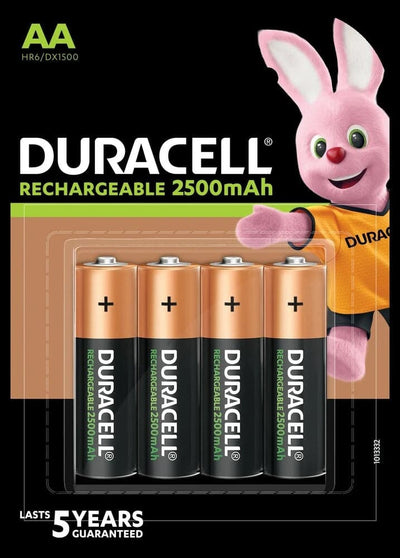 Se Batterier Duracell prechargeable aa 4Pak online her - Ean: 5000394057043