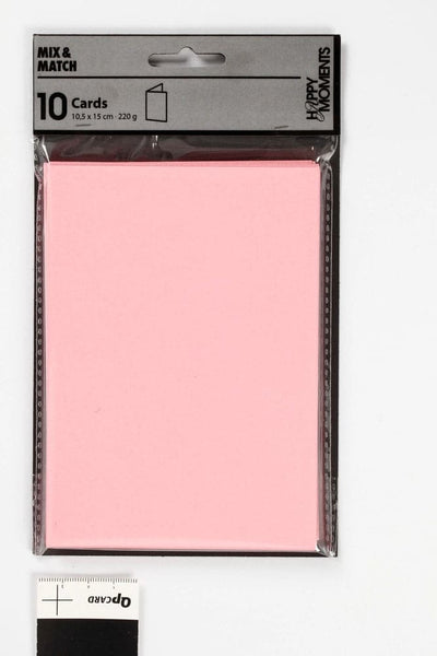 Se Kort rosa 10,5x15 cm 220g 10stk online her - Ean: 5712854310840