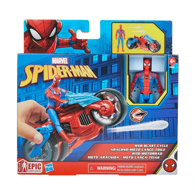 Se Spiderman køretøj og figur 10 cm online her - Ean: 5010994182533