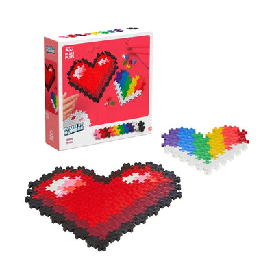 Se Plus-Plus Puzzle By Number Hearts 250 stk online her - Ean: 5710409106900