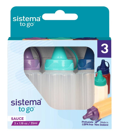 Se Sistema sauce to go 3x35 ml. dressing sauce ass farver online her - Ean: 9414202214751