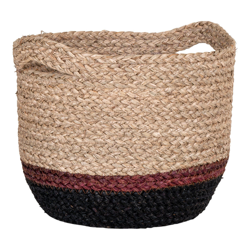 Se Mallow Kurv - Kurv I Søgræs, Natur/Brun/Sort, Rund, Ø30X25 Cm ❤ Stort online udvalg i HouseNordic ❤ Hurtig levering: 1 - 2 Hverdage samt billig fragt ❤ Varenummer: BBM-45560912970005 og barcode / Ean: &