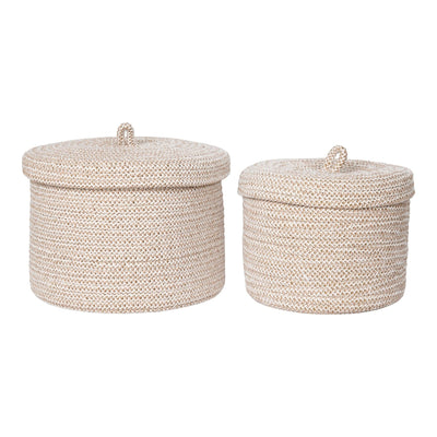 Se Sebal Kurv - Kurv Med Låg, Bomuld, Beige, Sæt Af 2 ❤ Stort online udvalg i HouseNordic ❤ Hurtig levering: 1 - 2 Hverdage samt billig fragt - Varenummer: BBM-47983680061717 og barcode / Ean: '5713917026982 på lager - Udsalg på Alle produkter, Kurve, Nyheder, Populære produkter Spar op til 54% - Over 454 kendte mærker på udsalg
