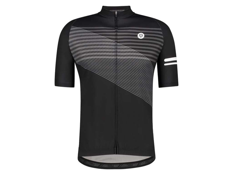 Se AGU Jersey Striped Essential - Cykeltrøje - K/Æ - Sort - Str. XL ❤ Kæmpe udvalg i AGU ❤ Hurtig levering: 1 - 2 Hverdage samt billig fragt - Varenummer: CKP-8717565630789 og barcode / Ean: &