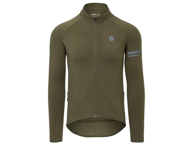 Se AGU Thermo Jersey Essential - Cykeltrøje - L/Æ - Army grøn - Str. XXXL ❤ Stort online udvalg i AGU ❤ Hurtig levering: 1 - 2 Hverdage samt billig fragt ❤ Varenummer: CKP-8720866063569 og barcode / Ean: på lager - Udsalg på Cykeltrøjer Spar op til 59% - Over 785 kendte brands på udsalg