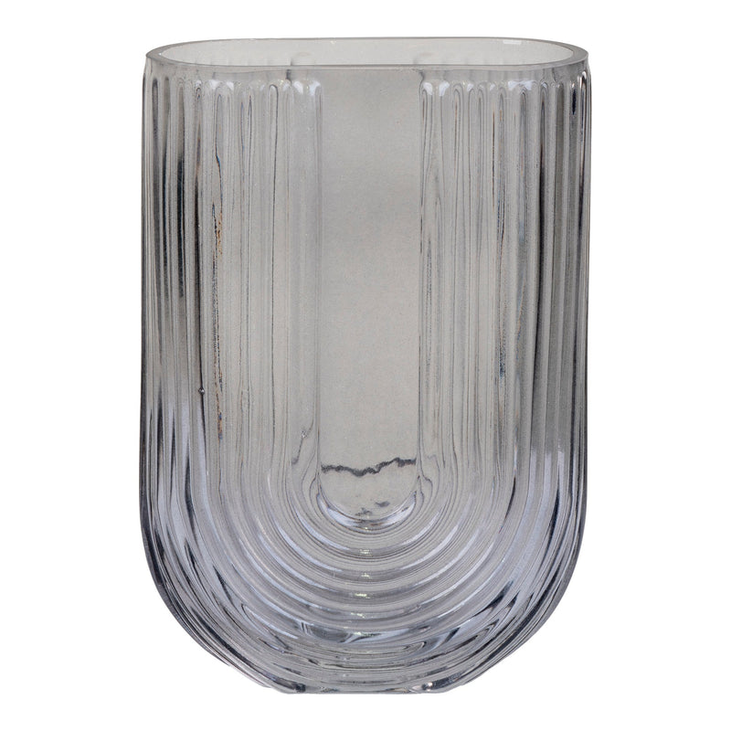 Se Vase - Vase I Glas, Smoked, U-Form, 13X6X19 Cm ❤ Stort online udvalg i HouseNordic ❤ Hurtig levering: 1 - 2 Hverdage samt billig fragt ❤ Varenummer: BBM-45561110135061 og barcode / Ean: &