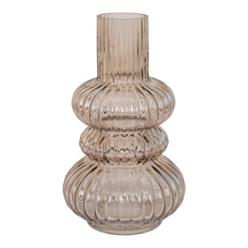 Se Vase - Vase I Mundblæst Glas, Røget, Rundt, Ø15X25 Cm ❤ Stort online udvalg i HouseNordic ❤ Hurtig levering: 1 - 2 Hverdage samt billig fragt ❤ Varenummer: BBM-45561205457173 og barcode / Ean: &