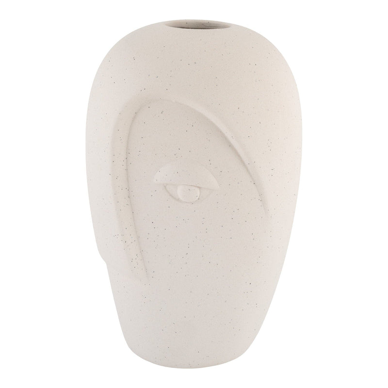 Se Vase - Vase I Keramik, Sand, Ansigt, 12,5X13X19,5 Cm ❤ Stort online udvalg i HouseNordic ❤ Hurtig levering: 1 - 2 Hverdage samt billig fragt ❤ Varenummer: BBM-45561167642901 og barcode / Ean: &