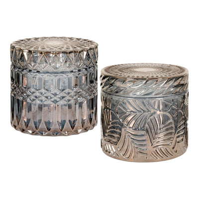 Se Krukker - Krukker I Glas, Røgfarvet, Runde, Ø9X8,5 Cm, Sæt Af 2 ❤ Stort online udvalg i HouseNordic ❤ Hurtig levering: 1 - 2 Hverdage samt billig fragt ❤ Varenummer: BBM-45560815223061 og barcode / Ean: '5713917017744 på lager - Udsalg på Nyheder, Populære produkter, Potte Spar op til 62% - Over 322 kendte brands på udsalg