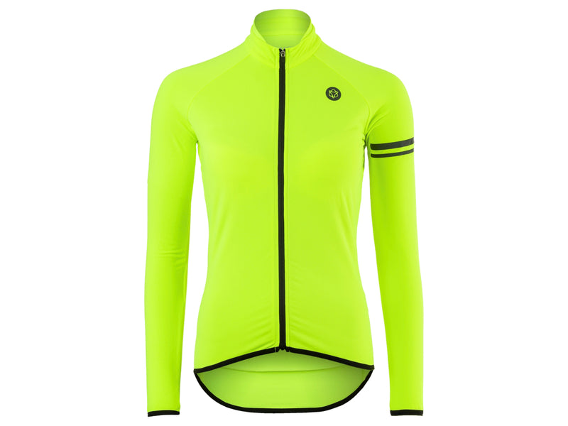 Se AGU Cykeltrøje - Thermo Essential - Lange ærmer - Dame - HI-VIS - Gul - Str. XS ❤ Stort online udvalg i AGU ❤ Hurtig levering: 1 - 2 Hverdage samt billig fragt - Varenummer: CKP-8717565689305 og barcode / Ean: &