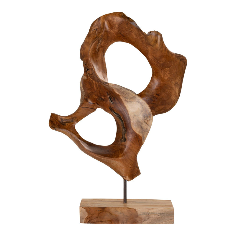 Se Donato Skulptur - Skulptur I Teaktræ, Unik Organisk Form, Natur, 30X20X60 Cm ❤ Stort online udvalg i HouseNordic ❤ Hurtig levering: 1 - 2 Hverdage samt billig fragt ❤ Varenummer: BBM-45560622317845 og barcode / Ean: &