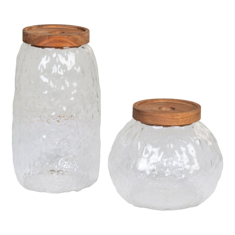 Se Taipei Opbevaringsglas - Opbevaringsglas, Glas/Acacia, Sæt Af 2 ❤ Stort online udvalg i HouseNordic ❤ Hurtig levering: 1 - 2 Hverdage samt billig fragt - Varenummer: BBM-47983692022037 og barcode / Ean: &