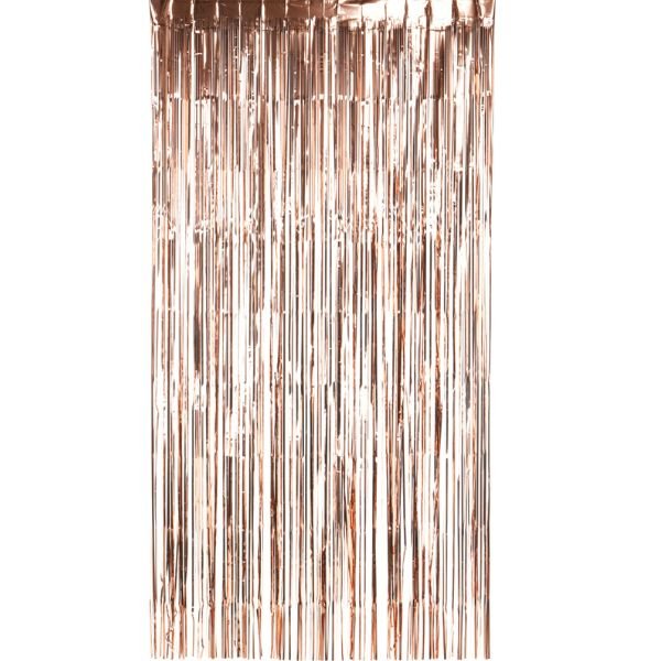 Se Festgardin 200x100cm Rosegold ✔ Kæmpe udvalg i  Barlife ✔ Hurtig levering: 1 - 2 Hverdage samt billig fragt - Varenummer: BAR-709105 og barcode / Ean: &