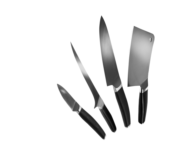 ONYX COOKWARE KITCHEN KNIFE SETS 4 pcs kødøkse fillet knivsæt ❤ Se vores kæmpe udvalg i Knivsæt