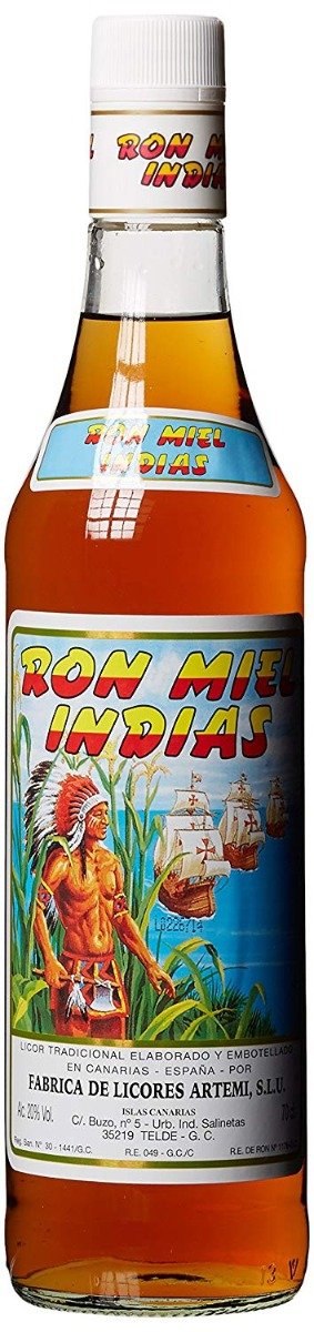 Se Ron Miel Indian Honeyrum Fl 70 ❤ Kæmpe udvalg i RONMIEL ❤ Hurtig levering: 1 - 2 Hverdage samt billig fragt - Varenummer: BAR-10702 og barcode / Ean: '8411748000641 på lager - Udsalg på Drikkevarer Spiritus Rom Spar op til 51% - Over 400 kendte brands på udsalg