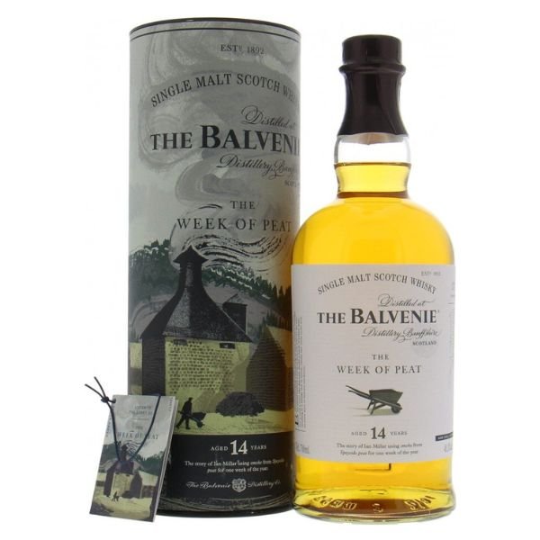 Se Balvenie Peat Week 14 Yo Speyside Single Malt Fl 70 ✔ Kæmpe udvalg i  BALVENIE ✔ Hurtig levering: 1 - 2 Hverdage samt billig fragt - Varenummer: BAR-12417 og barcode / Ean: &