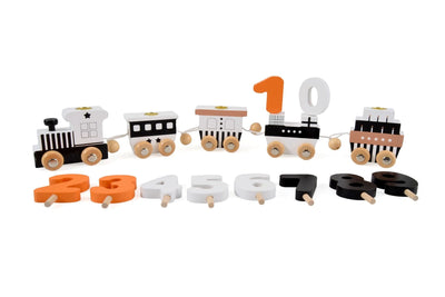 Se Magni - Fødselsdagstog 'Sort og hvid', 4 vogne ❤ Stort online udvalg i Magni ❤ Hurtig levering: 1 - 2 Hverdage samt billig fragt ❤ Varenummer: BGH-42135245291772 og barcode / Ean: '5707594297193 på lager - Udsalg på Alle produkter Spar op til 64% - Over 785 kendte brands på udsalg