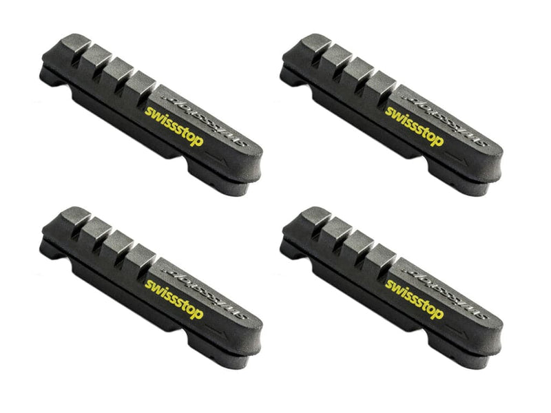 Se Swissstop Flash EVO - Bremsegummi til Shimano, Sram - 4 stk - Carbon fælge ❤ Kæmpe udvalg i Swissstop ❤ Hurtig levering: 1 - 2 Hverdage samt billig fragt - Varenummer: CKP-7640121222436 og barcode / Ean: &