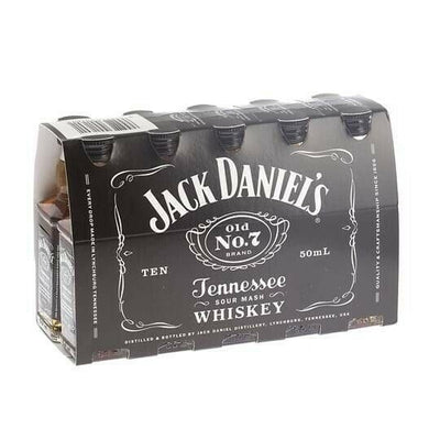 Se Jack Daniel's Old No.7 Whiskey 10 x 5cl ❤ Kæmpe udvalg i JACKDANIEL ❤ Hurtig levering: 1 - 2 Hverdage samt billig fragt - Varenummer: BAR-11155 og barcode / Ean: '5099873901601 på lager - Udsalg på Drikkevarer Spiritus Whiskey Spar op til 59% - Over 454 kendte mærker på udsalg