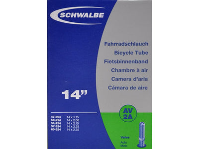 Se Schwalbe slange 14 x 1,75-2,50 med Auto ventil AV2A ❤ Stort online udvalg i Schwalbe ❤ Hurtig levering: 1 - 2 Hverdage samt billig fragt - Varenummer: CKP-4026495476508 og barcode / Ean: '4026495476508 på lager - Udsalg på Slanger Spar op til 57% - Over 785 kendte brands på udsalg