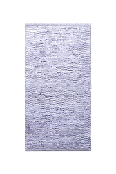 Rug Solid Cotton Tæppe Lavender 75x200 cm