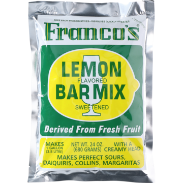 Se Franco´s Lemon Barmix 680gr. ❤ Kæmpe udvalg i Franco´s ❤ Hurtig levering: 1 - 2 Hverdage samt billig fragt - Varenummer: BAR-14933 og barcode / Ean: på lager - Udsalg på Drikkevarer Vand og mixere Mixer Spar op til 62% - Over 350 kendte brands på udsalg