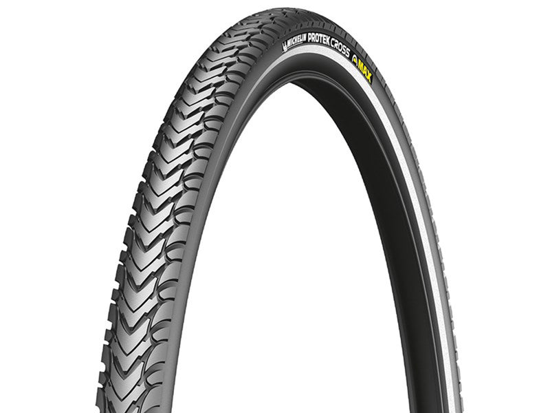Se Michelin Protek Cross Max - Urban tråddæk - 700x32c (32-622) - Sort med refleks ❤ Stort online udvalg i Michelin ❤ Hurtig levering: 1 - 2 Hverdage samt billig fragt ❤ Varenummer: CKP-3528706261190 og barcode / Ean: &