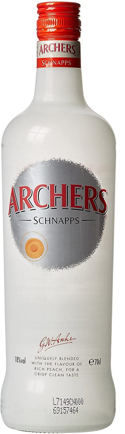 Se Archer's Peach Schnapps Fl 70 ❤ Kæmpe udvalg i ARCHERS ❤ Hurtig levering: 1 - 2 Hverdage samt billig fragt - Varenummer: BAR-651405 og barcode / Ean: på lager - Udsalg på Drikkevarer Spiritus Snaps Spar op til 55% - Over 400 kendte brands på udsalg