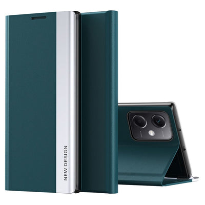 Se Xiaomi Redmi Note 12 Pro 5G - Slim flip læder cover - Grøn ❤ Stort online udvalg i KopK ❤ Hurtig levering: 1 - 2 Hverdage samt billig fragt - Varenummer: CPD-V33660129079A og barcode / Ean: på lager - Udsalg på Mobil tilbehør Spar op til 57% - Over 424 kendte brands på udsalg