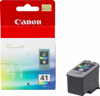 Se Canon CL-41 color ink cartridge printerpatron online her - Ean: 4960999273433