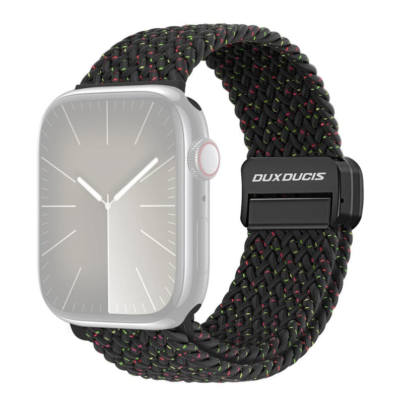 Se Dux Ducis Mixture Pro - Apple Watch 9/8/7/6/5/4/3/2/1/SE/Ultra/Ultra 2 - 49/45/44/42mm - Magnetisk tekstil urrem - Black Unity ❤ Kæmpe udvalg i Blandet ❤ Hurtig levering: 1 - 2 Hverdage samt billig fragt - Varenummer: CPD-DU3022061 og barcode / Ean: &