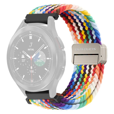 Se Dux Ducis Mixture Pro - Samsung Galaxy Watch 3 45mm / Watch S3 - Magnetisk tekstil urrem 22mm - Rainbow ❤ Kæmpe udvalg i Blandet ❤ Hurtig levering: 1 - 2 Hverdage samt billig fragt - Varenummer: CPD-DU3022221 og barcode / Ean: '6934913022221 på lager - Udsalg på Bolig og fritid Spar op til 62% - Over 454 design mærker på udsalg