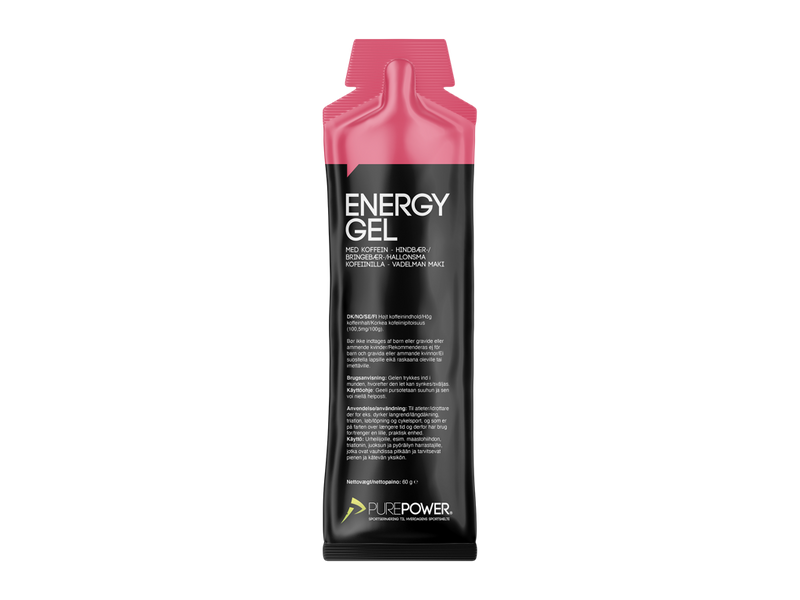 Se PurePower Energy gel - Hindbær med 60 mg koffein - 60 gram ❤ Stort online udvalg i PurePower ❤ Hurtig levering: 1 - 2 Hverdage samt billig fragt - Varenummer: CKP-5701477957082 og barcode / Ean: &
