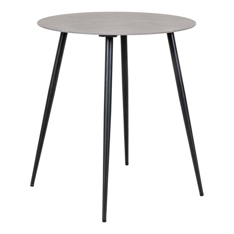 Se Lazio Cafébord - Cafébord Med Keramik Bordplade, Grå Med Sorte Ben, Ø60 Cm ❤ Stort online udvalg i HouseNordic ❤ Hurtig levering: 1 - 2 Hverdage samt billig fragt ❤ Varenummer: BBM-45560831770901 og barcode / Ean: &