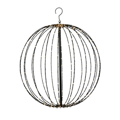 Se Metal kugle sort, 320 LED lys Ø50 cm, 230V ❤ Stort online udvalg i Nordic Winter ❤ Hurtig levering: 1 - 2 Hverdage samt billig fragt ❤ Varenummer: BGH-43821855244540 og barcode / Ean: '5705858717449 på lager - Udsalg på Alle produkter Spar op til 64% - Over 454 kendte mærker på udsalg