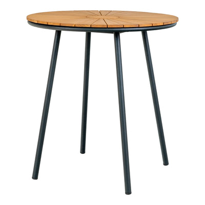 Se Cleveland Cafébord - Cafébord, Teak Bordplade, Natur, Sorte Ben, Ø70X74 Cm ❤ Stort online udvalg i HouseNordic ❤ Hurtig levering: 1 - 2 Hverdage samt billig fragt - Varenummer: BBM-47983673278741 og barcode / Ean: '5713917026258 på lager - Udsalg på Alle produkter, Nyheder, Populære produkter, Spisebord Spar op til 51% - Over 454 kendte mærker på udsalg