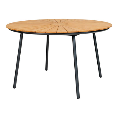 Se Cleveland Spisebord - Spisebord, Teak Bordplade, Natur, Sorte Ben, Ø130X74 Cm ❤ Stort online udvalg i HouseNordic ❤ Hurtig levering: 1 - 2 Hverdage samt billig fragt - Varenummer: BBM-47983673344277 og barcode / Ean: '5713917026272 på lager - Udsalg på Alle produkter, Nyheder, Populære produkter, Spisebord Spar op til 66% - Over 454 kendte mærker på udsalg