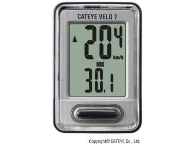 Se Cateye Computer Velo 7 VL-520 ❤ Stort online udvalg i Cateye ❤ Hurtig levering: 1 - 2 Hverdage samt billig fragt ❤ Varenummer: CKP-4990173023929 og barcode / Ean: på lager - Udsalg på Cykelcomputere Spar op til 66% - Over 324 kendte brands på udsalg