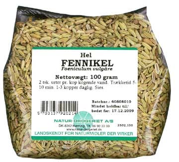 Stort online udvalg i Natur Drogeriet Fennikel Hel 100 g. ❤ Natur Drogeriet ❤ Hurtig levering: 1 - 2 Hverdage og gratis fragt v/køb over 295 kr. GLS til pakkeshop ❤ Varenummer: HG-11221 og barcode / Ean: 5703137920214 på lager - Kæmpe udvalg i Naturlægemidler - Over 454 design mærker på udsalg