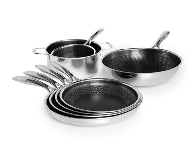 ONYX COOKWARE COOKWARE SETS Køkkensæt med wok 7 dele ❤ Se vores kæmpe udvalg i Komplette sæt