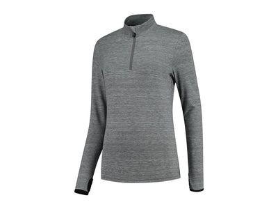 Se Rogelli Carina 2.0 - Sports bluse - Lange ærmer - Dame - Grå - Str. XL ✔ Kæmpe udvalg i  Rogelli ✔ Hurtig levering: 1 - 2 Hverdage samt billig fragt - Varenummer: CKP-8717849008730 og barcode / Ean: '8717849008730 på lager - Udsalg på T-shirts Spar op til 64% - Over 1454 kendte brands på udsalg