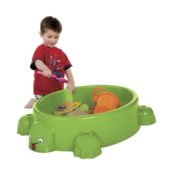 Se Paradiso Toys - Sandkasse i plast med låg, lille skildpadde i grøn ❤ Stort online udvalg i Paradiso Toys ❤ Hurtig levering: 1 - 2 Hverdage samt billig fragt ❤ Varenummer: BGH-39627132862615 og barcode / Ean: &
