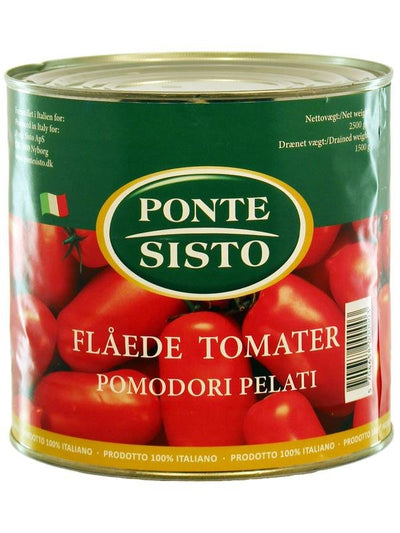 Se Tomater Flået Ds (3 Kg) ❤ Stort online udvalg i Ponte Sisto ❤ Hurtig levering: 1 - 2 Hverdage samt billig fragt - Varenummer: BAR-725106 og barcode / Ean: '5707007806035 på lager - Udsalg på Delikatesser | Kolonial | Pasta Spar op til 63% - Over 434 design brands på udsalg