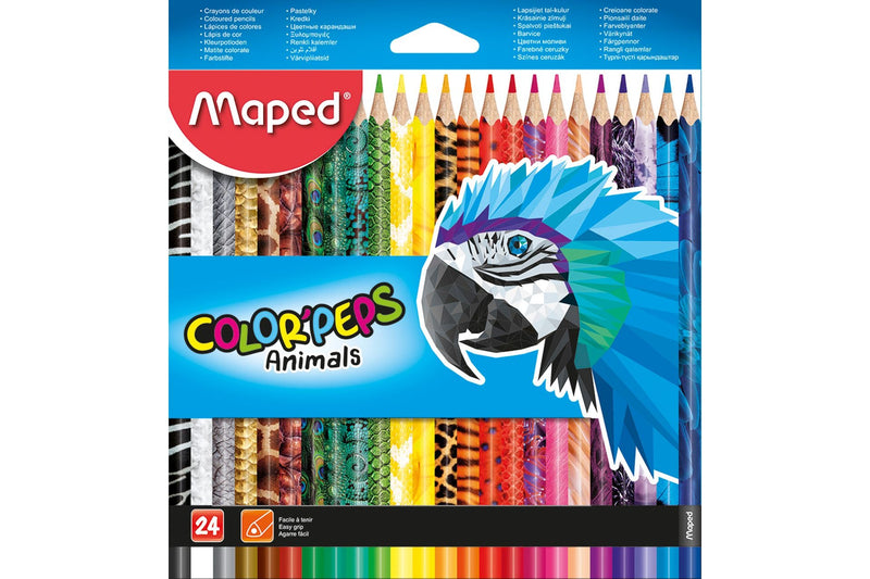 Se Maped - Farveblyant ColorPeps Animals - 24 stk. ❤ Stort online udvalg i Maped ❤ Hurtig levering: 1 - 2 Hverdage samt billig fragt ❤ Varenummer: BGH-42307561357564 og barcode / Ean: &