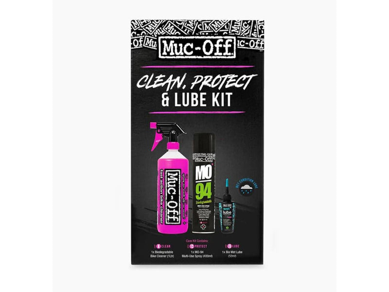 Se Muc-Off Wash, protect and lube kit - Vedligeholdelseskit til cykler ❤ Kæmpe udvalg i Muc-Off ❤ Hurtig levering: 1 - 2 Hverdage samt billig fragt - Varenummer: CKP-5037835850000 og barcode / Ean: &