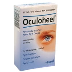 Stort online udvalg i BioVita Oculoheel Øjendråber 15 x 0,45 ml. ❤ BioVita ❤ Hurtig levering: 1 - 2 Hverdage og gratis fragt v/køb over 295 kr. GLS til pakkeshop ❤ Varenummer: HG-8004 og barcode / Ean: 5706240598622 på lager - Kæmpe udvalg i Homøopati - Over 350 kendte brands på udsalg