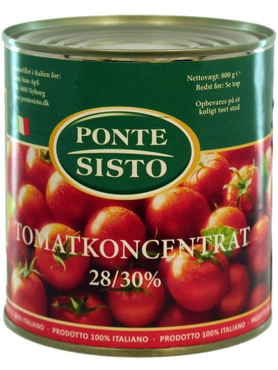Se Tomatkoncentrat 28/30 Ds (800g) ❤ Stort online udvalg i Ponte Sisto ❤ Hurtig levering: 1 - 2 Hverdage samt billig fragt - Varenummer: BAR-725109 og barcode / Ean: '5707007967934 på lager - Udsalg på Delikatesser | Kolonial | Pasta Spar op til 61% - Over 434 design brands på udsalg