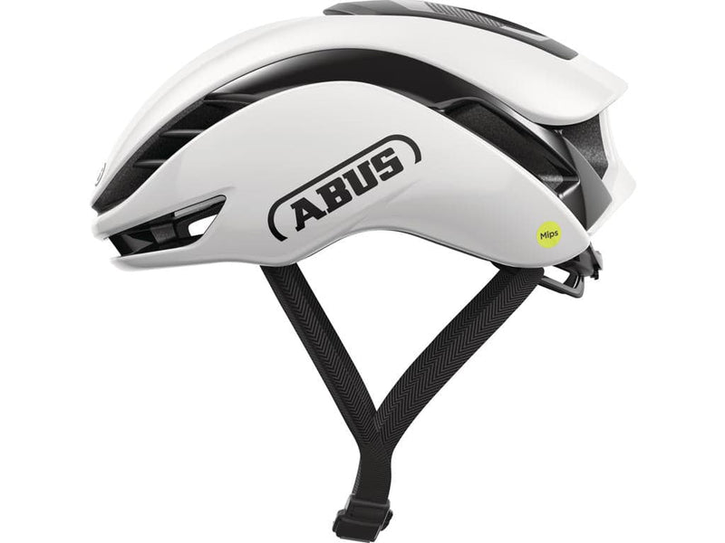 Se Abus Gamechanger 2.0 MIPS - Cykelhjelm - Str. 54-58 cm - Shiny white ❤ Stort online udvalg i Abus ❤ Hurtig levering: 1 - 2 Hverdage samt billig fragt - Varenummer: CKP-4003318980336 og barcode / Ean: &